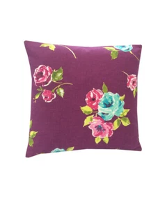 Cojín de colección Ella en rosa morera floral dispersión cubiertas almohada simulada - Imagen 1 de 1