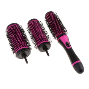 Round Blowout Brush Set with 3pcs Detachable Barrels for Blow Drying Curling - Picture 1 of 8