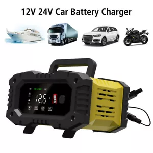 Car Battery Charger 12V 10A Fast Charger Automatic Smart Pulse Repair AGM GEL UK - Picture 1 of 12