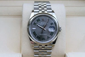 ROLEX 126200 DATEJUST WATCH WIMBLEDON JUBILEE NIB - Picture 1 of 8