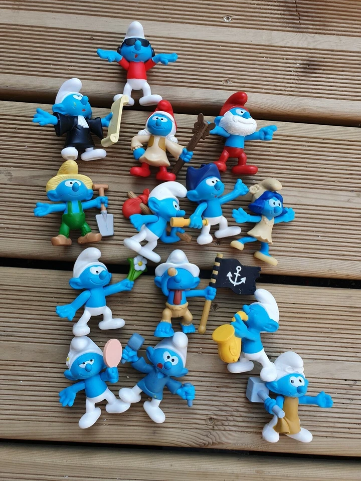 gros FIGURINE JOUET MAC DONALD'S MC DO les schtroumpfs smurf schtroumpf lot 1 - Photo 1/1