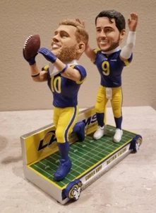 COOPER KUPP & MATTHEW STAFFORD Gamebreaker Bobblehead LA Rams #d/309 FOCO New - Picture 1 of 12