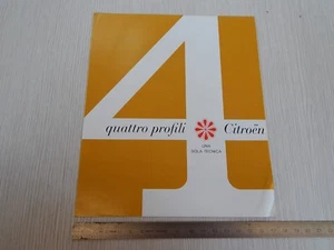 RIF1 ORIGINAL BROSCHÜRE 1963 CITROEN ID DS 2CV AMI AUF ITALIENISCH PROSPEKT BROSCHÜRE - Bild 1 von 3
