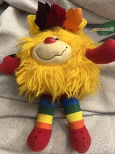 Vintage Rainbow Brite Canary Yellow Hatful Spark Sprite 1983 Plush Soft Toy 6.5” - Picture 1 of 5