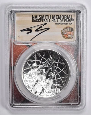 PR70 2020-P SHAQ O'NEAL SIGNED Basketball HOF Commemorative Dollar PCGS *5199 - Image 1 of 4