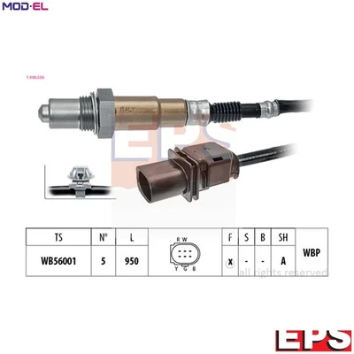 LAMBDA SENSOR 1.998.506 FOR SUZUKI D16AA 1.6L 4cyl VITARA - Image 1 of 4