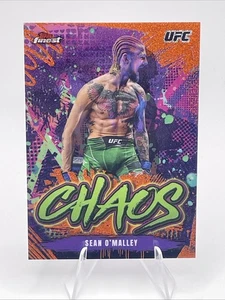 2024 Topps Finest UFC Sean O'Malley Chaos Tangerine Glitter 44/75 CHA-21 - Foto 1 di 3
