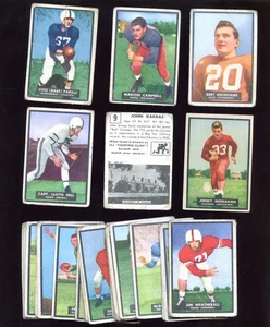 1951 Topps Magic Football Card Lot Starter Set 27 Different - Picture 1 of 1