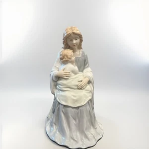 Vintage Homco Home Interiors Mutter hält Kind Figur 8809 7 1/2" - Bild 1 von 3