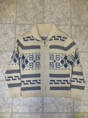 Vintage Pendleton High Grade Western Wear Men’s Blue Westerly Sweater The Dude  - Image 1 of 4