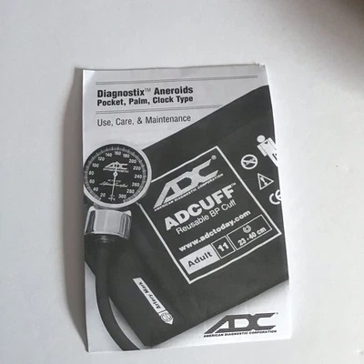 Adc - 703 Diagnostix 703 Palm Style Aneroid Sphygmomanometer with Adult Cuff 11 - Image 1 of 4