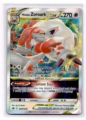 Hisuian Zoroark VSTAR SWSH: Sword & Shield Promo Cards - Pokemon NM SWSH298 - Image 1 of 2