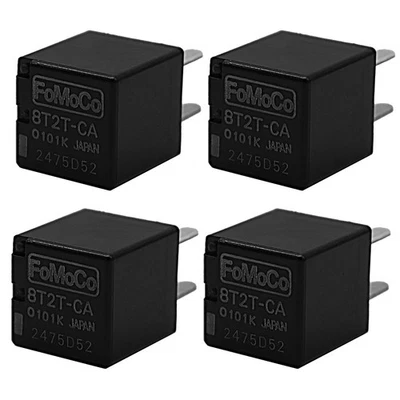 4pcs 8T2T-CA 8T2T-0101K-CA 12VDC 20A 4 Pins Automotive Power Relay FoMoCO - Image 1 of 3
