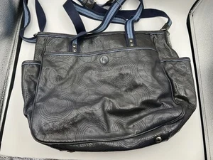 Borsa per pannolini Coach in pelle nuova senza etichetta - Foto 1 di 9