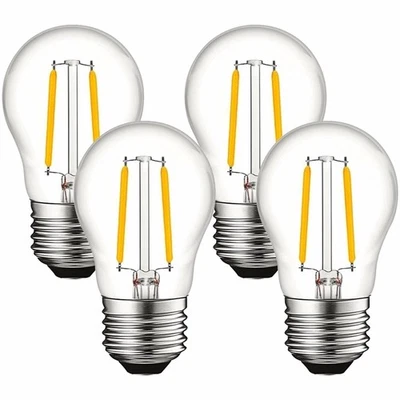 4-Pack Luxrite Edison A15 Dimmable LED Bulb 40W Equivalent 400lm 2700K E26 Base - Image 1 of 4
