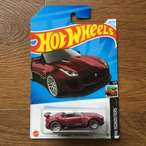 2024 Hot Wheels Maroon 15 Jaguar F-Type Project 7 HW Roadsters #116 - Picture 1 of 2