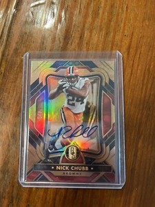 2023 Gold Standard Nick Chubb Auto Red #4/5