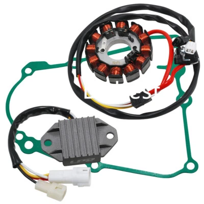 Bobina de estator + regulador de voltaje + junta para Yamaha WR450 WR450F 07-11 5TJ-81410-51 Foto 1 de 4