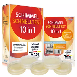 Schimmeltest für zu Hause - Schimmelpilz Schnelltest für 10 Räume Luftasan - Bild 1 von 7