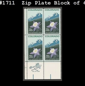 USA5 #1711 MNH ZIP PB4 Colorado Statehood - Bild 1 von 1