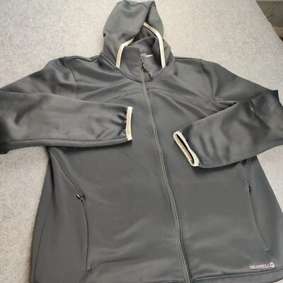 Merrell Jacket Woman Extra Large Black Hooded Optiwic Outdoor Basic Light Casual - Image 1 of 4