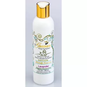 Grecian Soap Company Goats Milk Hand & Body Lotion 8 Oz. - Lavender - Picture 1 of 1