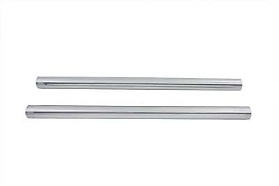 Juego de tubos de horquilla cromados duros 39 mm 31 pulgadas de longitud total para Harley Davidson Foto 1 de 2