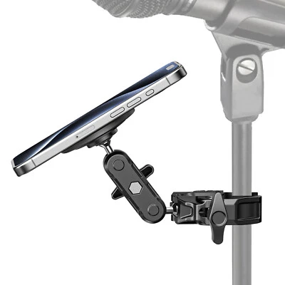 Metal Magnetic Phone Holder for Magsafe Magnet Phone Mount with Super Clamp - Image 1 of 4