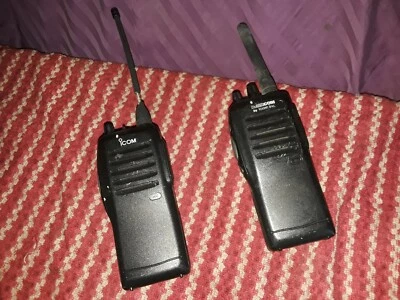 Icom Bearcom LOT of TWO (2) IC-F24S   IC-F11  As Is Largely untested - Image 1 of 4