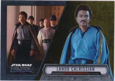 STAR WARS 2016 TOPPS EVOLUTION GOLD PARALLEL INSERT #63 LANDO CALRISSIAN 11/50 - Image 1 of 2