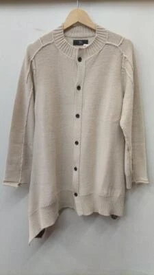 Cárdigan de lana beige Yohji Yamamoto Y'S talla 2 Foto 1 de 4