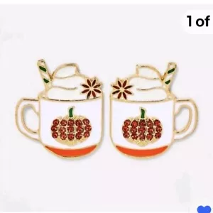Sugarfix Baublebar Pumpkin To Talk About Pumpkin Spice Kaffee Ohrstecker - Bild 1 von 3