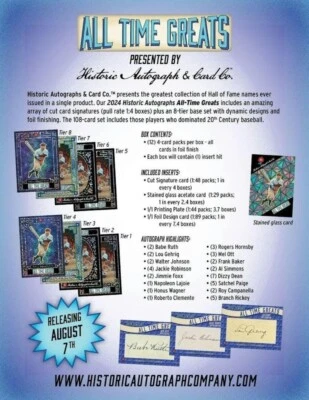 Nivel 2 - 2024 autógrafos históricos grandes de todos los tiempos /800 - tú eliges Foto 1 de 3