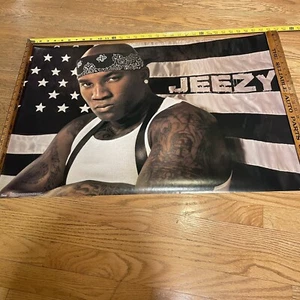 YOUNG JEEZY AMERICAN FLAG RAP MUSIC 22 x 34 NEW POSTER FREE SHIPPING - Picture 1 of 5