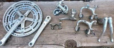 Shimano 600 Arabesque Group Groupset Crankset Brakes Levers Derailleurs Shifters - Image 1 of 4