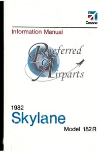 New 1982 Cessna 182R Skylane Pilot Information Manual PN D1215-13 - Picture 1 of 4
