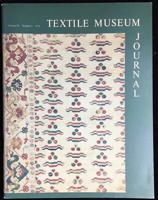 Текстиль музей журнал 1976 - турецкий ковер индонезийской ткани мексиканский ажур - Изображение 1 из 3