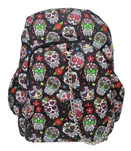 SUGARSKULLS Mehrfarbig Rucksack Backpack Schule Tag der Toten Laptoptasche - Bild 1 von 5
