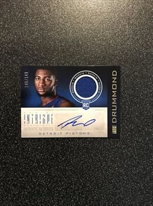 Andre Drummond 20123 Intrigue Rookie Jersey Relic Autograph Auto RC 146/149 - Picture 1 of 3