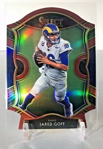2020 Jared Goff Select Maroon Prizm Die Cut SP Concourse Level #13 Rams - Picture 1 of 2