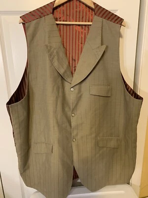 Chaleco Valentino Ferrel Hombre Talla 54L Italia Marrón Granate Foto 1 de 4