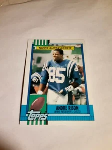 Tarjeta de fútbol americano 1990 Topps Indianapolis Colts #300 Andre Rison UER - Imagen 1 de 2