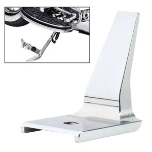 Chrome Motorcycle Stand Kickstand Extension Kit For Harley Softail  Fatboy MU - Picture 1 of 4