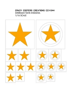 US Sherman Tank Insignia in 16th scale - Picture 1 of 2