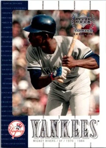 2000 Upper Deck Yankees Legends #44 Mickey Rivers - Picture 1 of 2