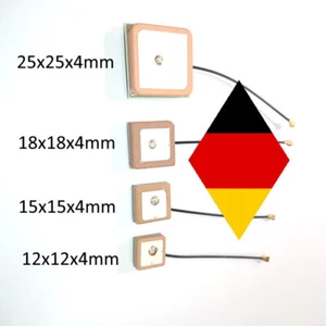 Cerámica GPS Antena Alto Rendimiento IPEX 25x25 18x18 15x15 12x12 60mm Meshtastic - Imagen 1 de 14
