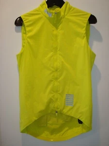 EUC Rapha Men's Sz Med Neon Yellow/Green Pro Team Insulated Gilet Vest Cycling - Picture 1 of 19