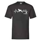 Dog Heartbeat 35 Different Breeds Unisex T Shirt Small-2XL 12 Colours Mi-St Bern