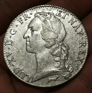 Louis XV, Écu aux Bandeau, 1761, R, Orleans, silver, VF+ - Picture 1 of 2