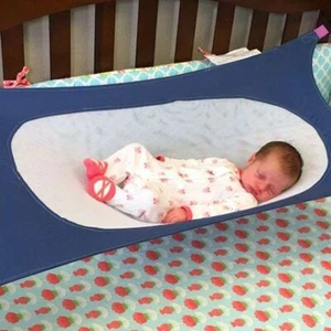 Indoor Breathable Baby Hammock Infant Sleeping Bed Newborn Crib Hanging Basket - Picture 1 of 15